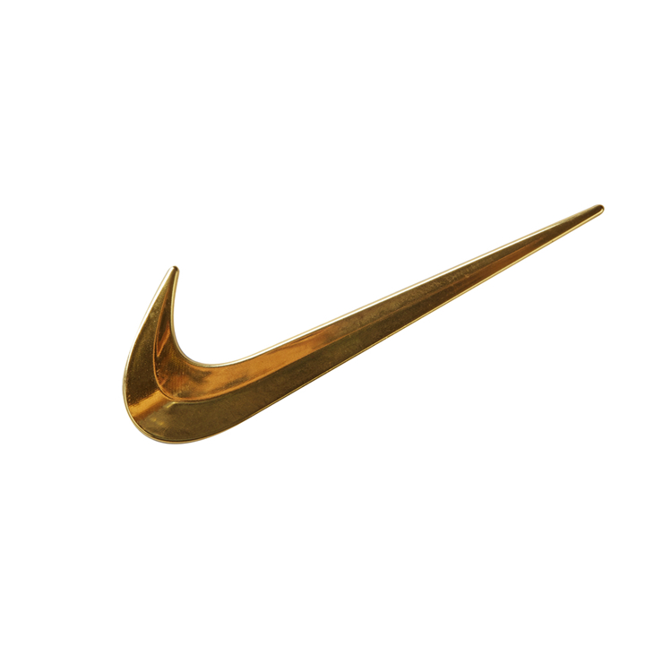 gold iron on patches nike